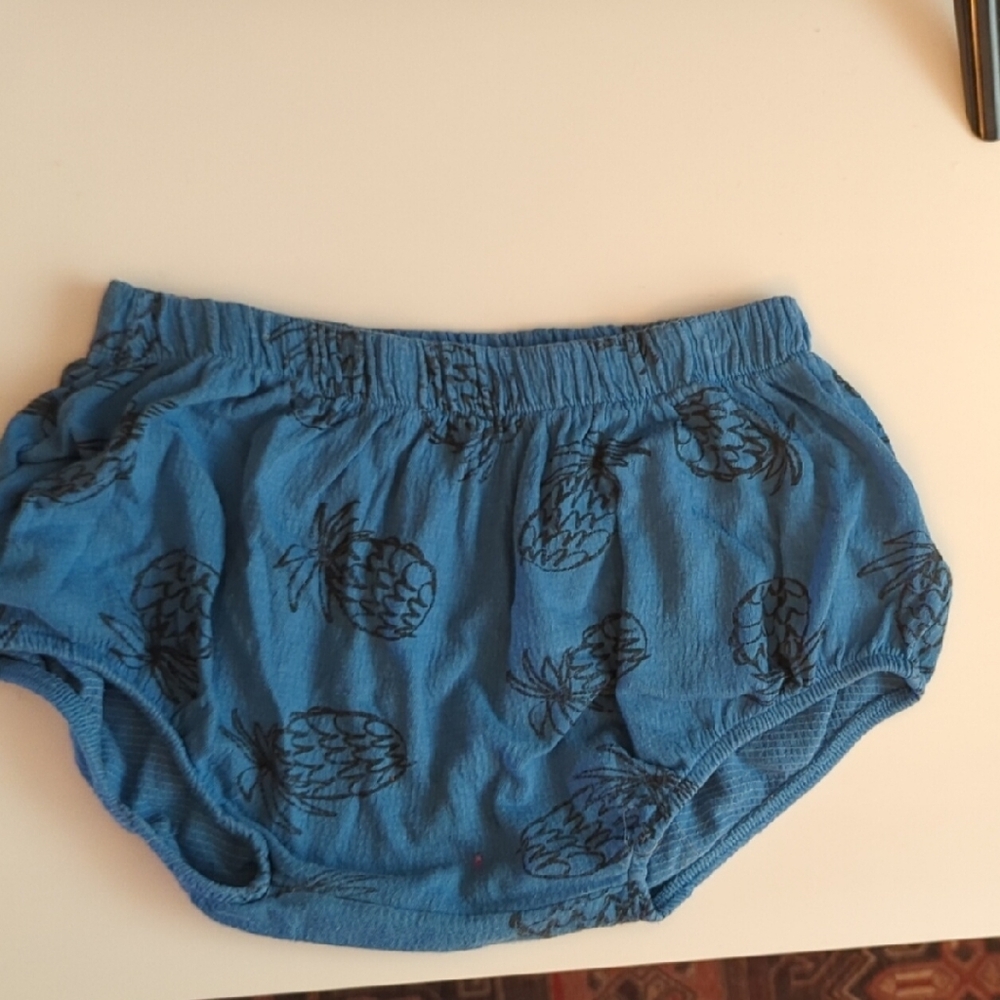 Bobo Choses - Blue Pineapple Print Kids Shorts, Size 24 To 36 Months